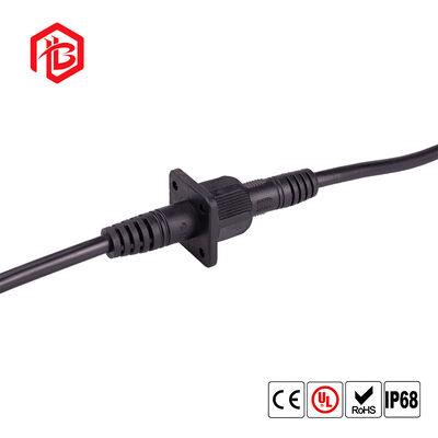M15 FLANGED POWER WATERPROOF PLUG Male/Female Copper Contact IP68 Rated
