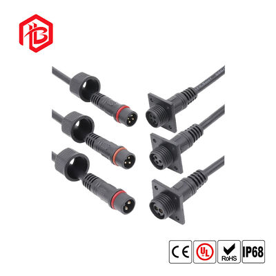 M15 FLANGED POWER WATERPROOF PLUG Male/Female Copper Contact IP68 Rated