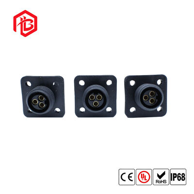 M15 FLANGED POWER WATERPROOF PLUG Male/Female Copper Contact IP68 Rated