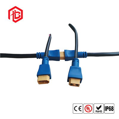 2-core and 3-core Copper Contact IP68 Waterproof Rubber-coated XT60 Connectors for Solar Power Systems New Energy Applications