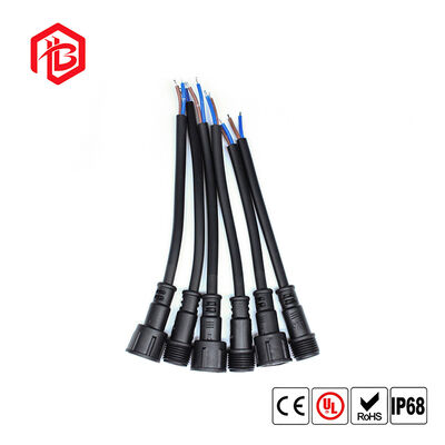 M17 Male-Female Waterproof IP68 Copper Contact Nylon Housing Cable Connector for Wire Connections