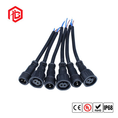 M17 Male-Female Waterproof IP68 Copper Contact Nylon Housing Cable Connector for Wire Connections