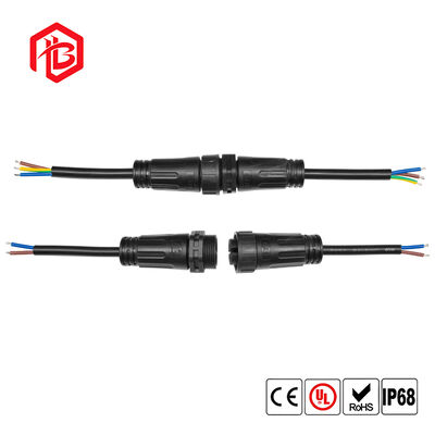 M25 Male/Female Copper Contact Screw-Locked Nylon Assembled for Certified IP68 Waterproof Wire Connections Connector