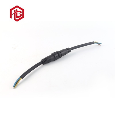 Conector impermeable M14 de 2 pines masculino femenino para iluminación exterior
