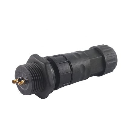 Conector redondo impermeable IP68 certificado por UL 16A para iluminación LED