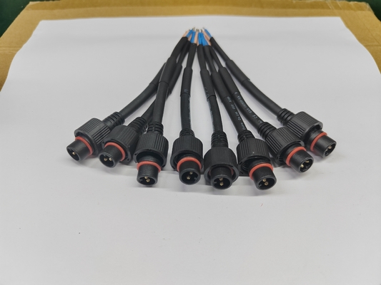 M11 M12 M14 M15 M16 Cable resistente al agua de la calle LED 2 3 4 5 Pin Conector de cable de alimentación de PVC de conexión de acoplamiento masculino femenino