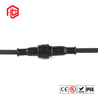 M19 NIYON Conector de energía resistente al agua de cobre masculino/femenino con cable de nylon IP68 de 250V