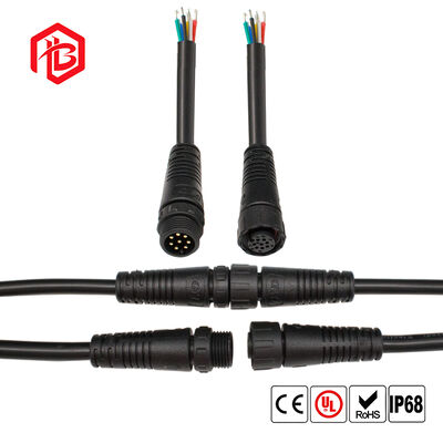 Bett M12 Hombre Hembra Enchufe de 3 pines 5.mm Sensor industrial impermeable Equipo de automatización de aluminio