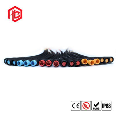 Conector impermeable M8 personalizado Transmisión de señal de luz LED Panel solar enchufe masculino y femenino
