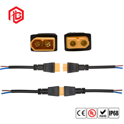 XT60 Conector de energía de latón Conectores de enchufe macho y hembra para placa de PCB Batería Lipo Drone Aeroespacial UHF RF 2P